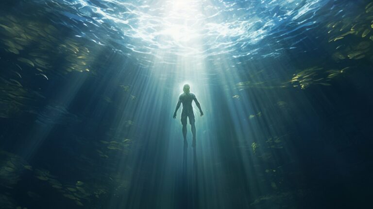 Dream Interpretation of Diving Deep into Clear Blue Water