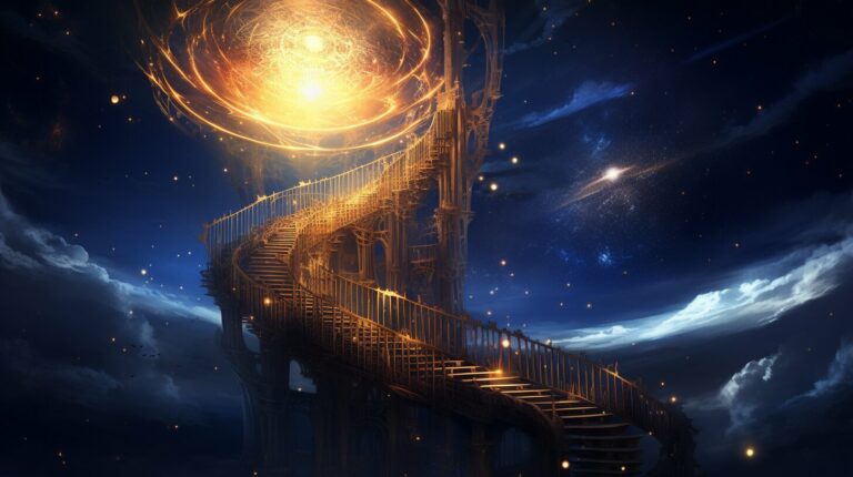 Dreaming of a Golden Ladder to the Stars: Spiritual Ascension Signs
